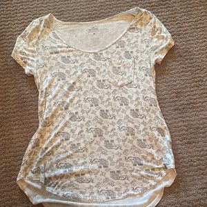 Elephant print blouse